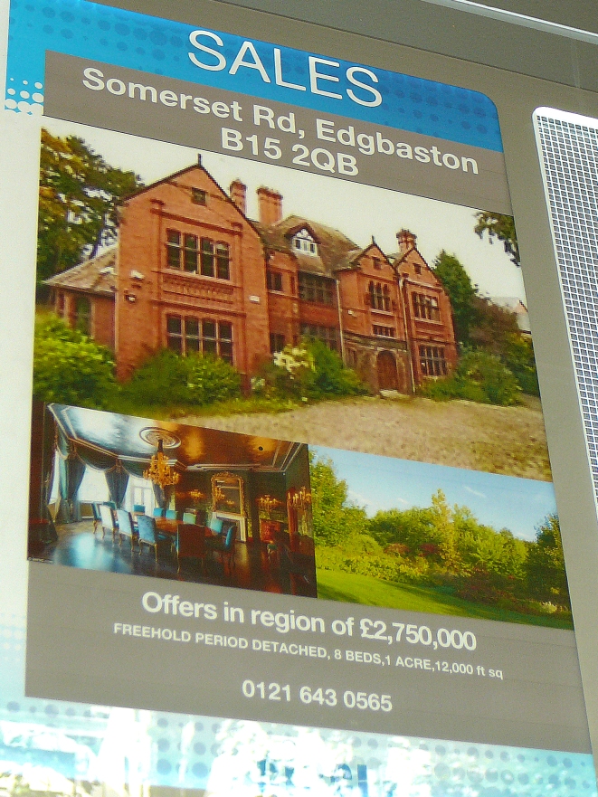 Grand mansion allegedly in Edgbaston